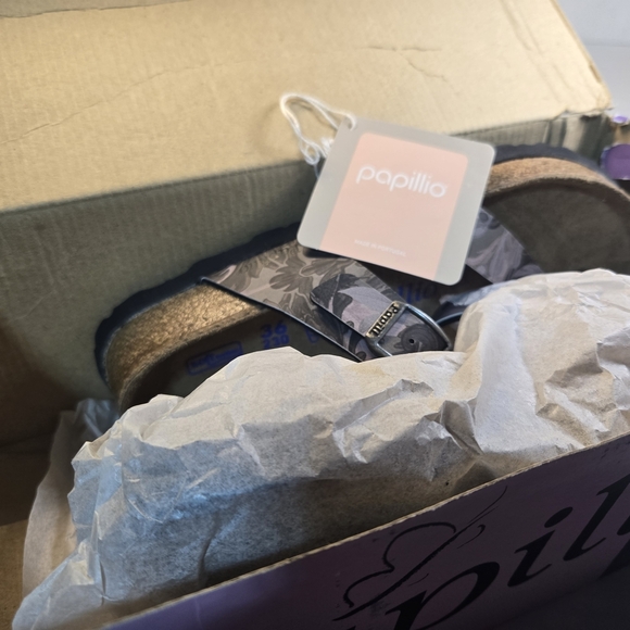 Birkenstock Papillio Tabora Damask Orchid Women's Floral Sandals Sz EU 36 US 5 - Picture 9 of 10